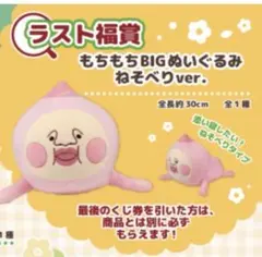 こびとづかん カクレモモジリ もちもちBIGぬいぐるみ A賞 ラスト福