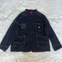 ChahChah×TENBOX×Lee/リバーシブルカバーオール/赤黒 10匣