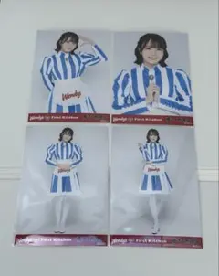 AKB48 大衣装展 生写真　4種　コンプ　ウェンディーズ 橋本恵理子