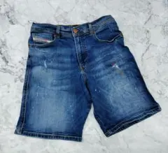 ディーゼル DIESEL ダメージ加工ショートデニム