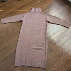 earth music & ecology ニットワンピース くすみピンク☆