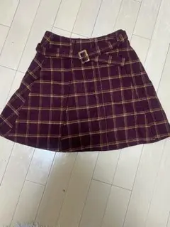 dazzlin チェック ミニスカート