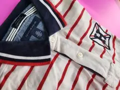 TOMMY HILFIGER ポロシャツ ストライプ Sのサムネイル