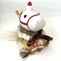 アイドルホース　服　マント　ドレス　ぬい服　競馬　ブラウン　黄