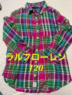 ラルフローレン チェックシャツ 120 キッズ