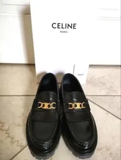CELINEトリオンフチェーン付きマーガレットローファー36のサムネイル