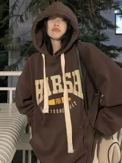 2291z【新品】パーカー プルオーバー フード付き スウェットシャツ Mサイズ