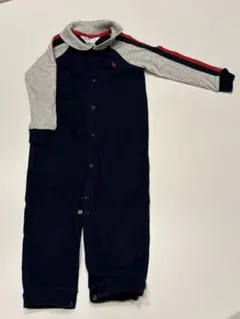 Ralph Lauren ネイビー グレー ロンパース 9M