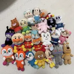 ぷりちいビーンズ　アンパンマン　ぬいぐるみ　23体セット