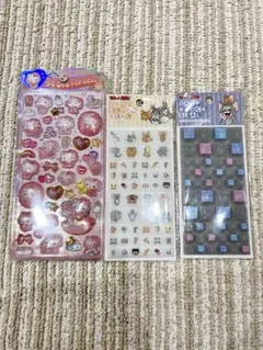 ★正規品★うるちゅるポップシールサンリオドロップブロックシールトムとジェリー3枚