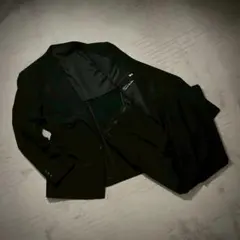 超美品 ダブル セットアップスーツ 漆黒 ブラック モード