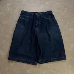 90s OLD VANS USAブラックデニムバギーショーツSK8ショートパンツ