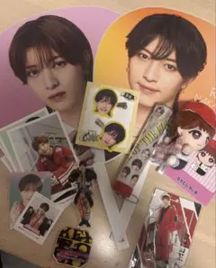 中村嶺亜 くっつきてれつ ヘアクリップ アクスタ 4点セット - メルカリ