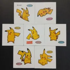 ポケモンパンシール　ポケモンデコキャラシール　ピカチュウ　可愛い　でんき