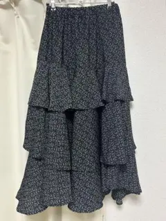 tiptopフリルロング丈スカート