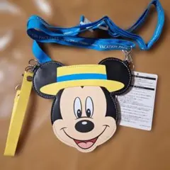 新品東京ディズニーリゾートバケパ　パスケース　ミッキー　コインケース