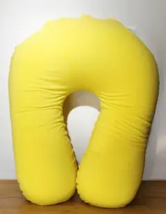 【中古美品】Yogibo/ヨギボー　サポート　イエロー