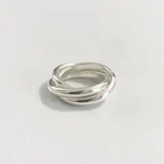 ティファニー　TIFFANY　トリニティリング　３連リング　シルバー　廃盤