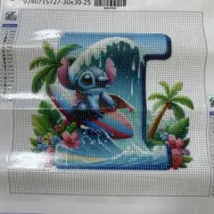 ★【早い者勝ち‼️】スティッチ サーフィン ダイヤモンドアートキット30x30cm