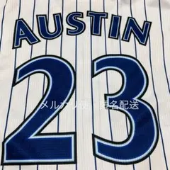 横浜DeNAベイスターズ　ユニフォーム　L　AUSTIN　23番　東急ハンズ 横浜DeNAベイスターズ ユニフォーム L AUSTIN 23番 東急ハンズ - メルカリ