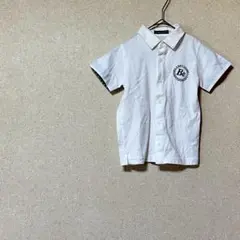 BeBe ホワイト 半袖シャツ 110サイズ 上品 男の子向け爽やかトップス