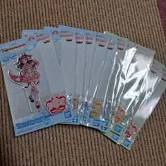 (新品)学園アイドルマスター　スタンド付きビッグアクリルプレート　セット