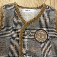 SLAP SLIP チェック柄ベビーベスト