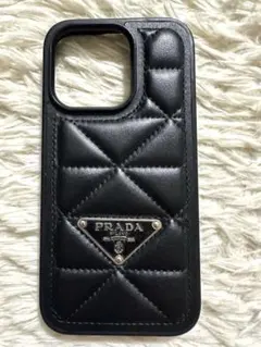 【PRADA】iPhone14Pro ケース ロゴ レザー 黒 Prada iphone14pro ケース ブランド 2026年最新 prada iphoneケース 14