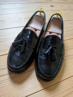 美品 COLE HAAN コールハーン シャノン タッセル ローファー 7B 黒 