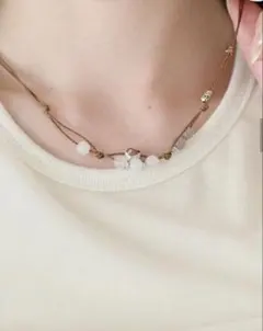 f i w. ネックレス ブラウン