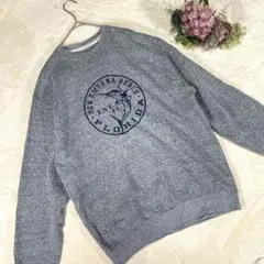 U.S.Vintage ⭐️スウェット トレーナー 長袖 ロゴ刺繍　シンプル　M