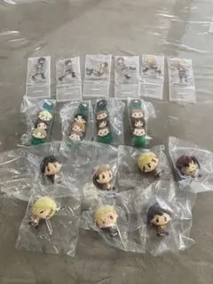 一番くじ 進撃の巨人 ちょこのっこ　アクスタ　ぽこっとちゃーむ　17点