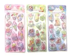 スイーツ・飲み物デザインウォーターインシール ピンク