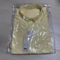 【新品未使用】UNIQLO オックスフォードシャツ Lサイズ 半袖 イエロー