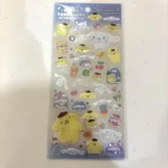 クリアキャンディシール　サンリオ　ポムポムプリン　シナモロール