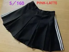 ⭐️【PINK-latte】 黒プリーツスカート 160cm
