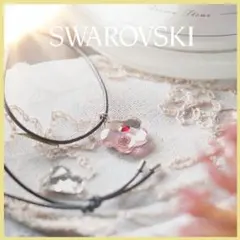 ★セール★SWAROVSKI フラワーモチーフ ネックレス ピンクのサムネイル