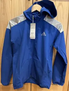 adidas アディダス　ウインドブレーカー　ジャンパー　スポーツ　シルバー