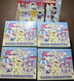 ハッピーセット　サンリオ　第一弾4種類コンプリートセット週末限定シール付き