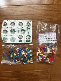 スーパーマリオ　ルイージ　ナノブロック　フィギュア 2点セット