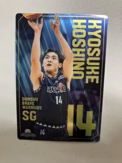 信州ブレイブウォリアーズ 星野京介 選手 カードのサムネイル