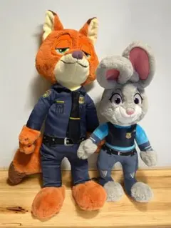 ズートピア 一番くじ ジュディ ニック ぬいぐるみ ラストワン賞