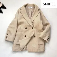 SNIDEL　ダブルブレスト　キルティングオーバーサイズジャケット　T81