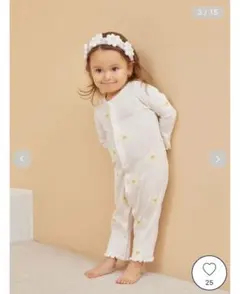 タグ付き ロンパース