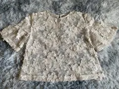 mystic オーガンジーレーストップス