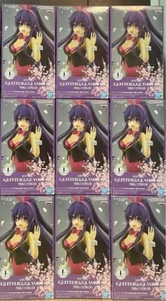 フィギュアまとめ売り　9個　夜刀神十香 GLITTER&GLAMOURS