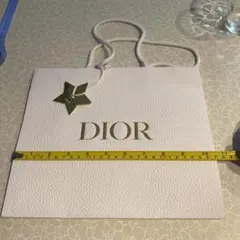 Dior ホワイト ショッピングバッグ