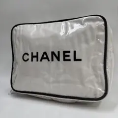 CHANEL ノベルティ ポーチ ホワイト コスメポーチ マルチケースのサムネイル
