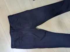 黒スリムフィットデニムパンツ　32 XL