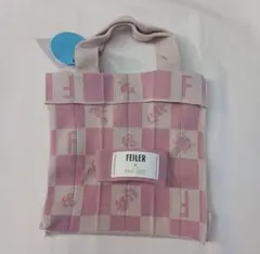 新品】FEILER×KNT365 ハイジ トートバッグピンク - メルカリ